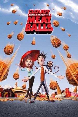 Download Cloudy with a Chance of Meatballs (2009) BluRay [Hindi + Tamil + Telugu + English] 480p 720p