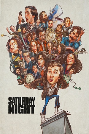 Download Saturday Night (2024) WebRip [Hindi + English] ESub 480p 720p